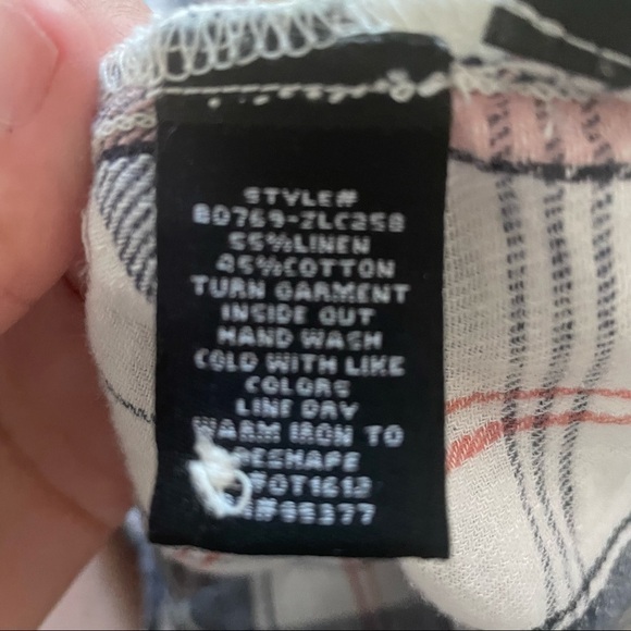 SANCTUARY ANTHROPOLOGIE PLAID BUTTON FRONT SHIRT - XS - Picture 7 of 10